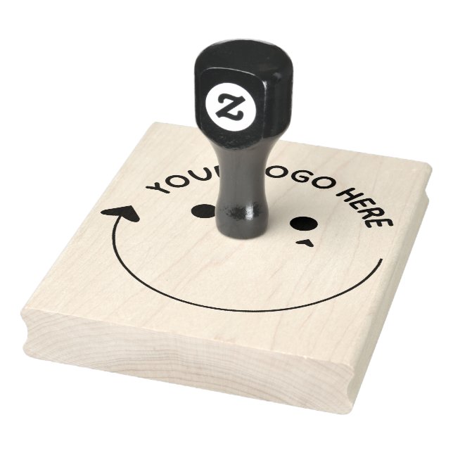 Custom Business Logo Large Rubber Stamp (Stamp)