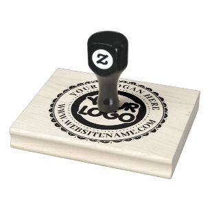 Custom Business Logo Large Rubber Stamp