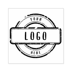 Custom Business Logo Large Rubber Stamp