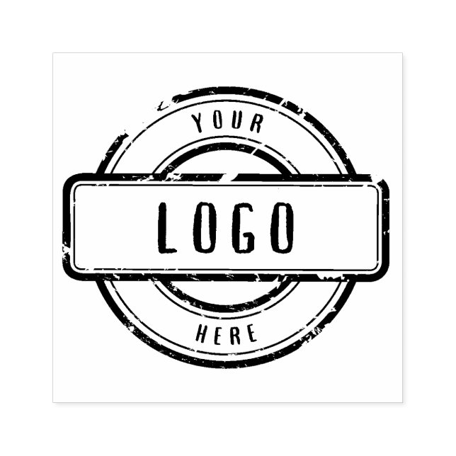 Custom Business Logo Large Rubber Stamp (Imprint)