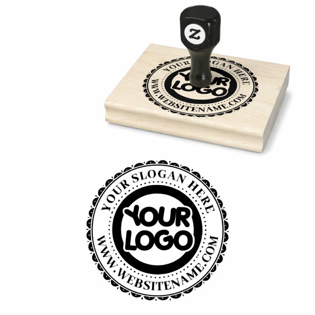 Custom Business Logo Large Rubber Stamp (Creator Uploaded)