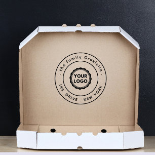 Custom Business Logo Large  Rubber Stamp