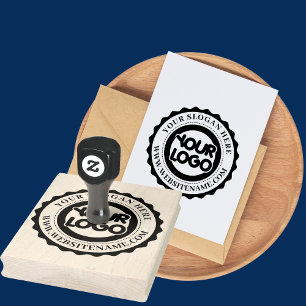 Custom Business Logo Large Rubber Stamp