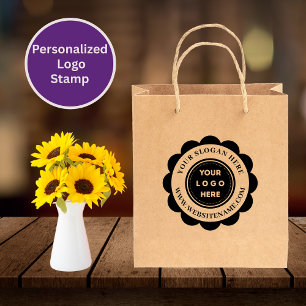 Custom Business Logo Large Rubber Stamp