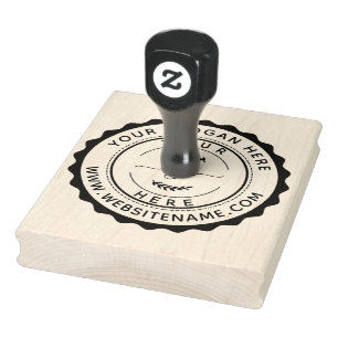 Custom Business Logo Large Rubber Stamp