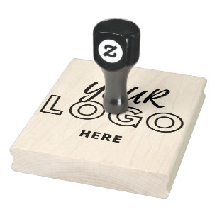 Custom Business Logo Large Rubber Stamp