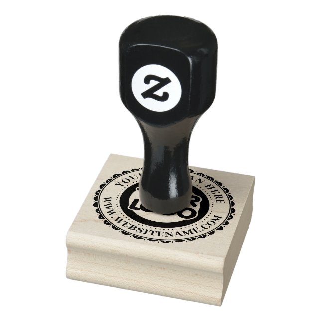 Custom Business Logo Large Rubber Stamp (Stamp)