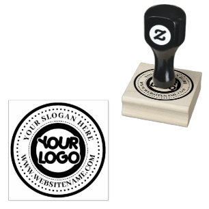 Custom Business Logo Large Rubber Stamp