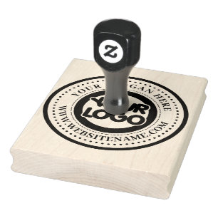 Custom Business Logo Large Rubber Stamp