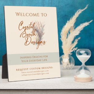 Custom Business Logo Marketing Welcome Display Plaque