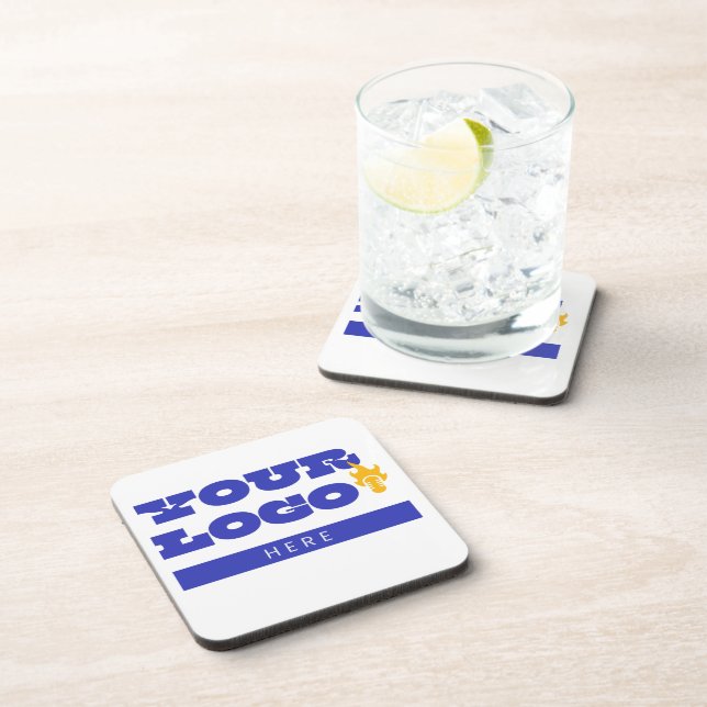 Custom Business Logo Merch Employee Staff Coaster (Right Side)