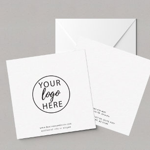 Custom Business Logo Modern Minimalist Card