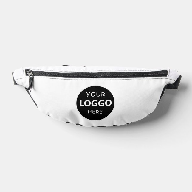 Custom Business Logo Modern Stylish Trendy  Bum Bags (Lay Down)
