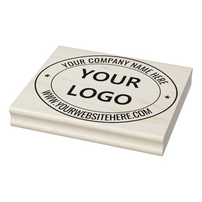 Custom Business Logo Name info Oval Rubber Stamp (Stamp)