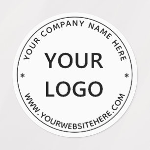 Custom Business Logo Name Info Personalised Labels