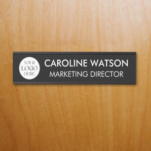 Custom Business Logo Name Modern Personalised Door Sign