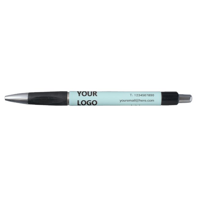 Custom Business Logo Name Text Promotional Pen (Front)