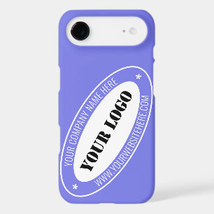 Custom Business Logo Name Website iPhone Case