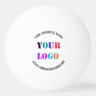 Custom Business Logo Name Website Ping Pong Ball