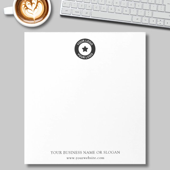 Custom Business Logo Name Website Promotional Notepad (Creator Uploaded)