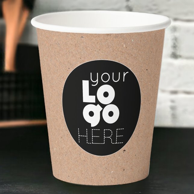 Custom Business Logo Natural Kraft Paper Party Cup (Creator Uploaded)