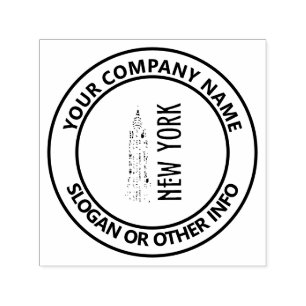 Custom Business Logo New York Self-inking Stamp