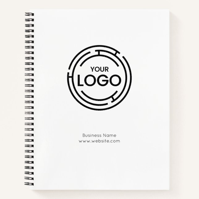Custom Business Logo Notebook (Front)