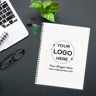 Custom Business Logo Notebook