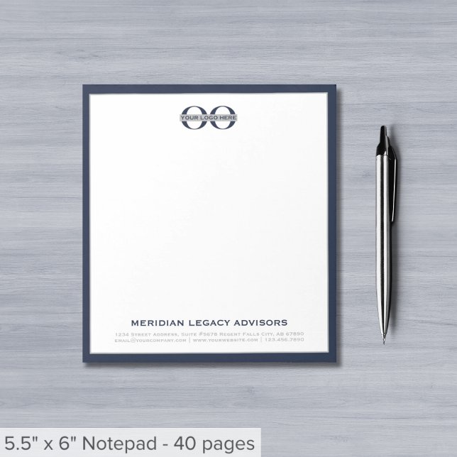 Custom Business Logo Notepad (Creator Uploaded)