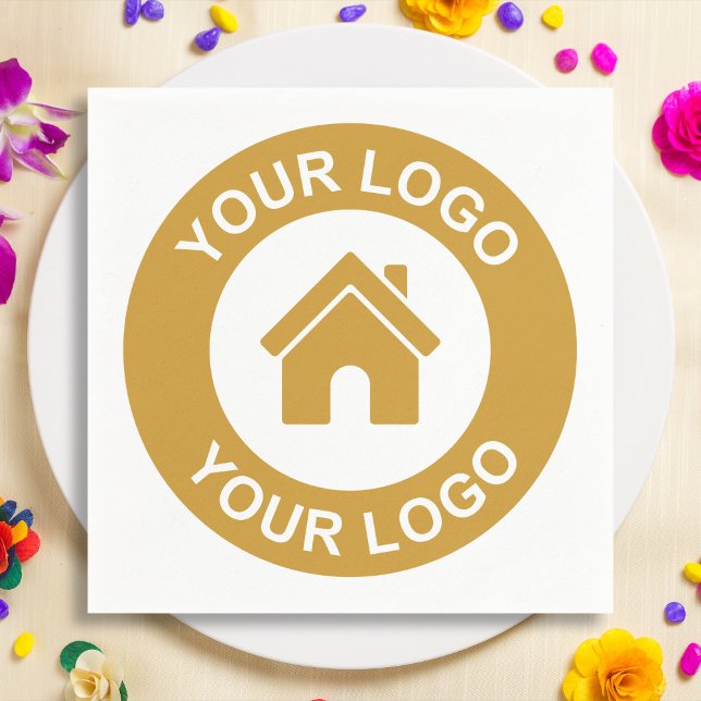 Custom Business Logo Or Image Paper Party Napkin (Creator Uploaded)