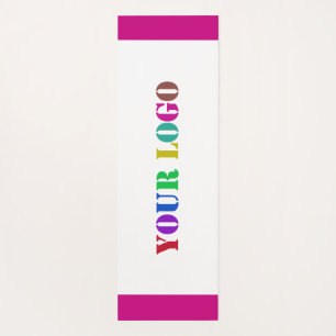 Custom Business Logo or Photo Yoga Mat Your Colors