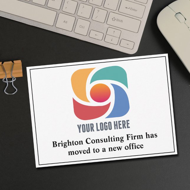 Custom Business Logo Our Office is Moving Announcement (Creator Uploaded)