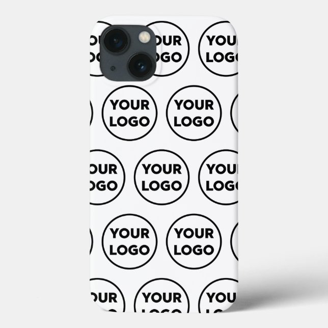 Custom Business Logo Pattern Case-Mate iPhone Case (Back)