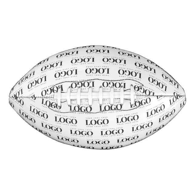 Custom Business Logo Pattern Customised Company  Football (Front)