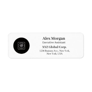 Custom Business Logo Personalised Address Labels