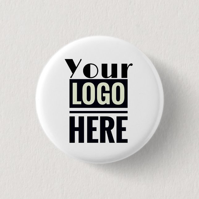 Custom Business Logo Personalised Golf Ball 3 Cm Round Badge (Front)