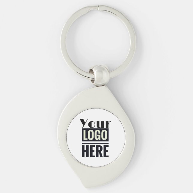 Custom Business Logo Personalised Golf Ball Key Ring (Front)
