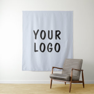 Custom Business Logo Photo Backdrop Tapestry