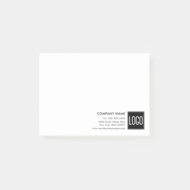 Custom Business Logo Post-it Notes (Front)
