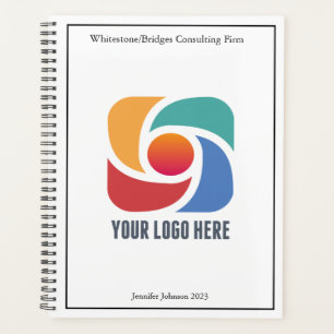 Custom Business Logo Professional 2027 Company Planner
