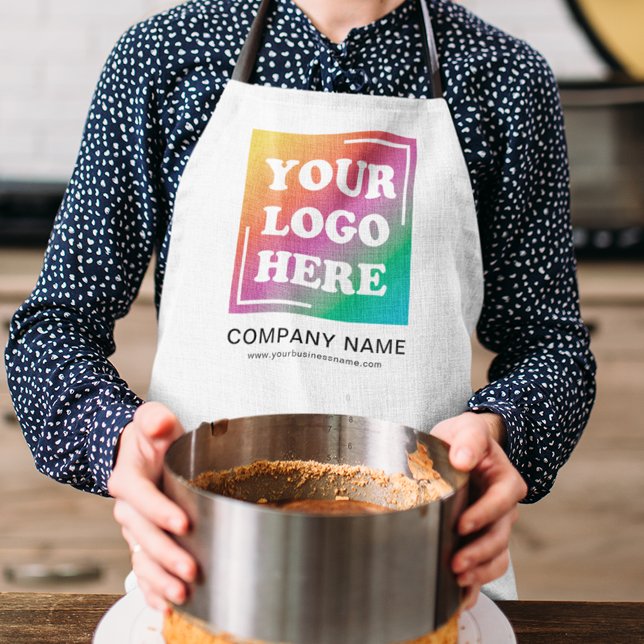 Custom Business Logo, Professional Company  Apron (Creator Uploaded)