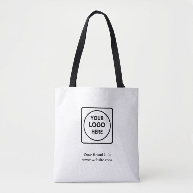 Custom Business Logo | Professional Corporate  Tote Bag (Front)