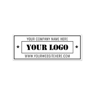 Custom Business Logo Professional Personalised Rubber Stamp