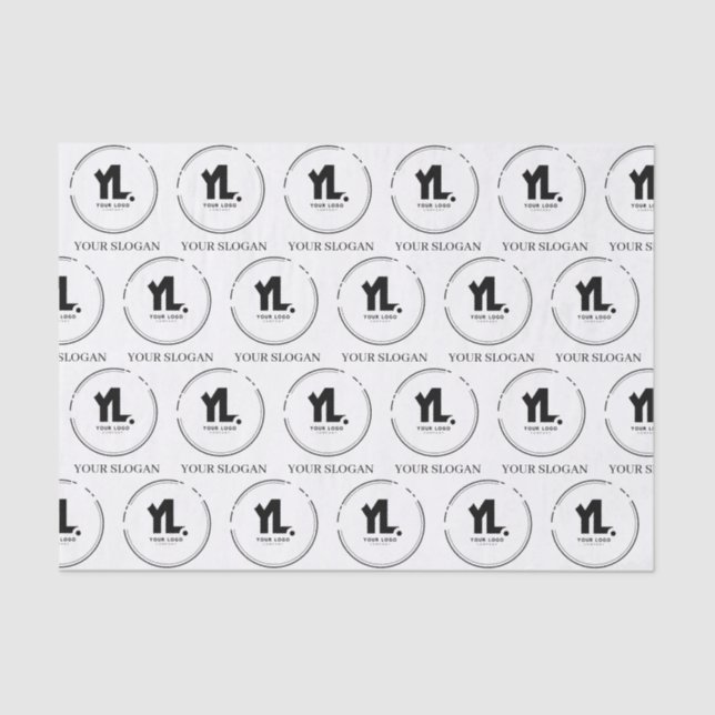 Custom Business Logo Professional Tissue Paper (Front)