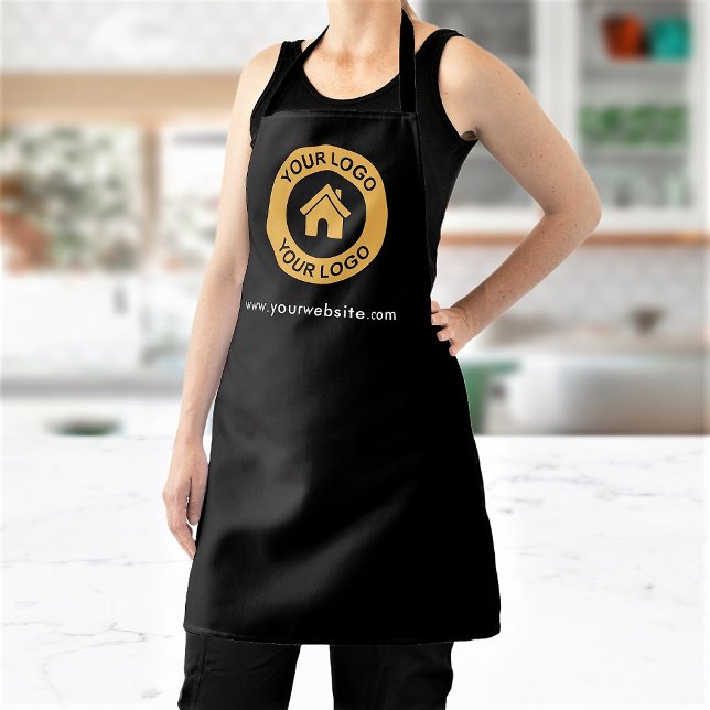 Custom Business Logo Promotional Adult Apron (Creator Uploaded)