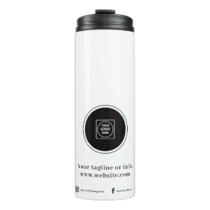 Custom Business Logo Promotional Branding Design Thermal Tumbler