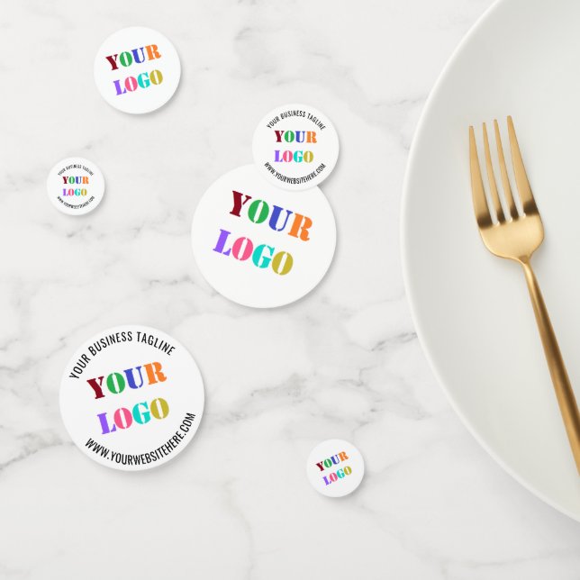 Custom Business Logo Promotional Confetti Template (Group)