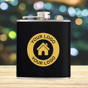 Custom Business Logo Promotional Hip Flask