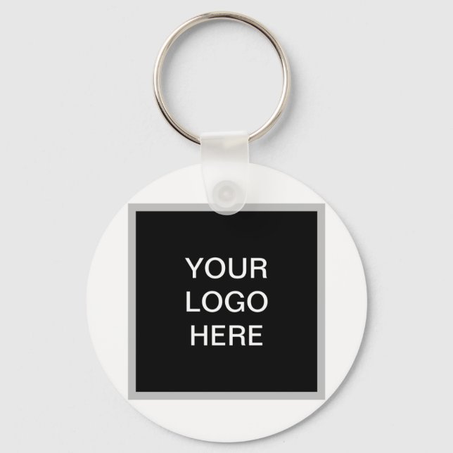 Custom Business Logo Promotional Key Ring (Front)