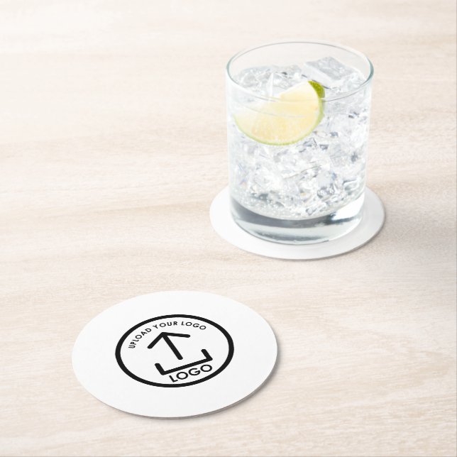 Custom Business Logo Promotional Professional Gift Round Paper Coaster (Insitu)